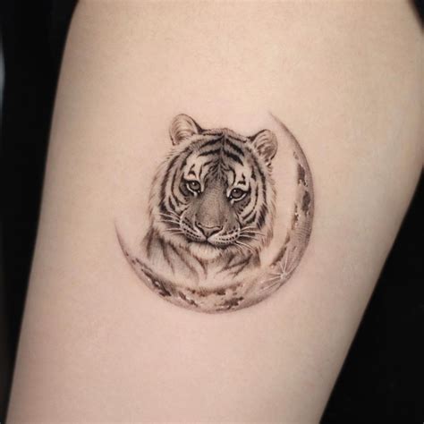 feminine small tiger tattoo|10+ Womens Feminine Tiger Tattoo Ideas That Will Blow Your。